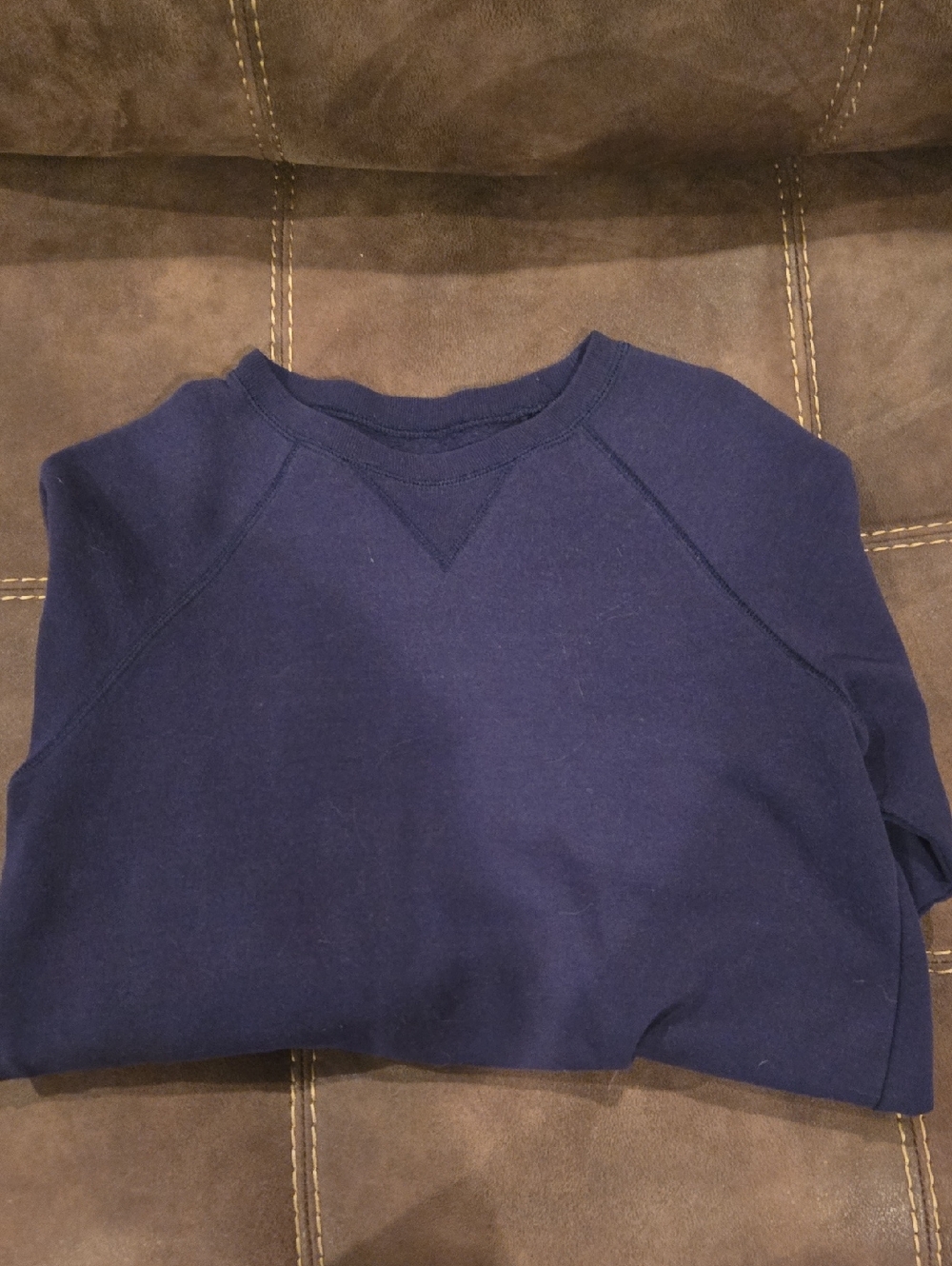 Hanes Kids Navy Blue Crewneck Sweatshirt
